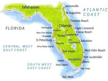 Florida Kissimmee Map 