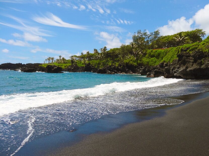 plage de savle noir, maui hawaii