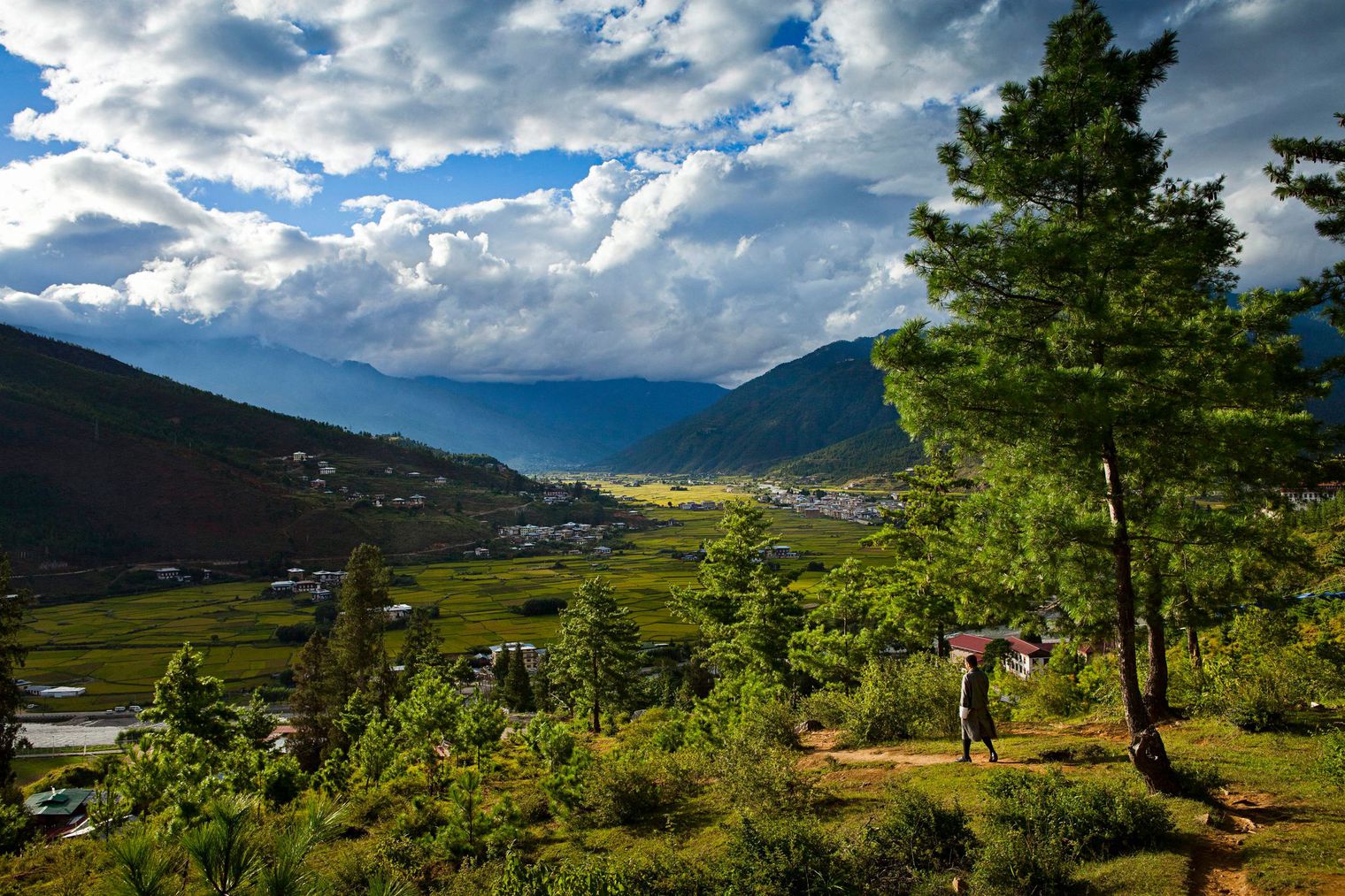 destination bhoutan la vallee de paro
