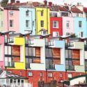 voyage en Angleterre voir les maisons colorées de bristol