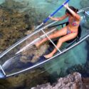 kayak transparent dans les maldives