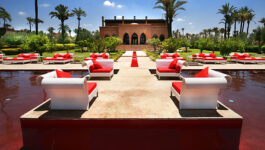 la piscine rouge a marrakech