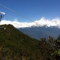 tyrolienne au nepal