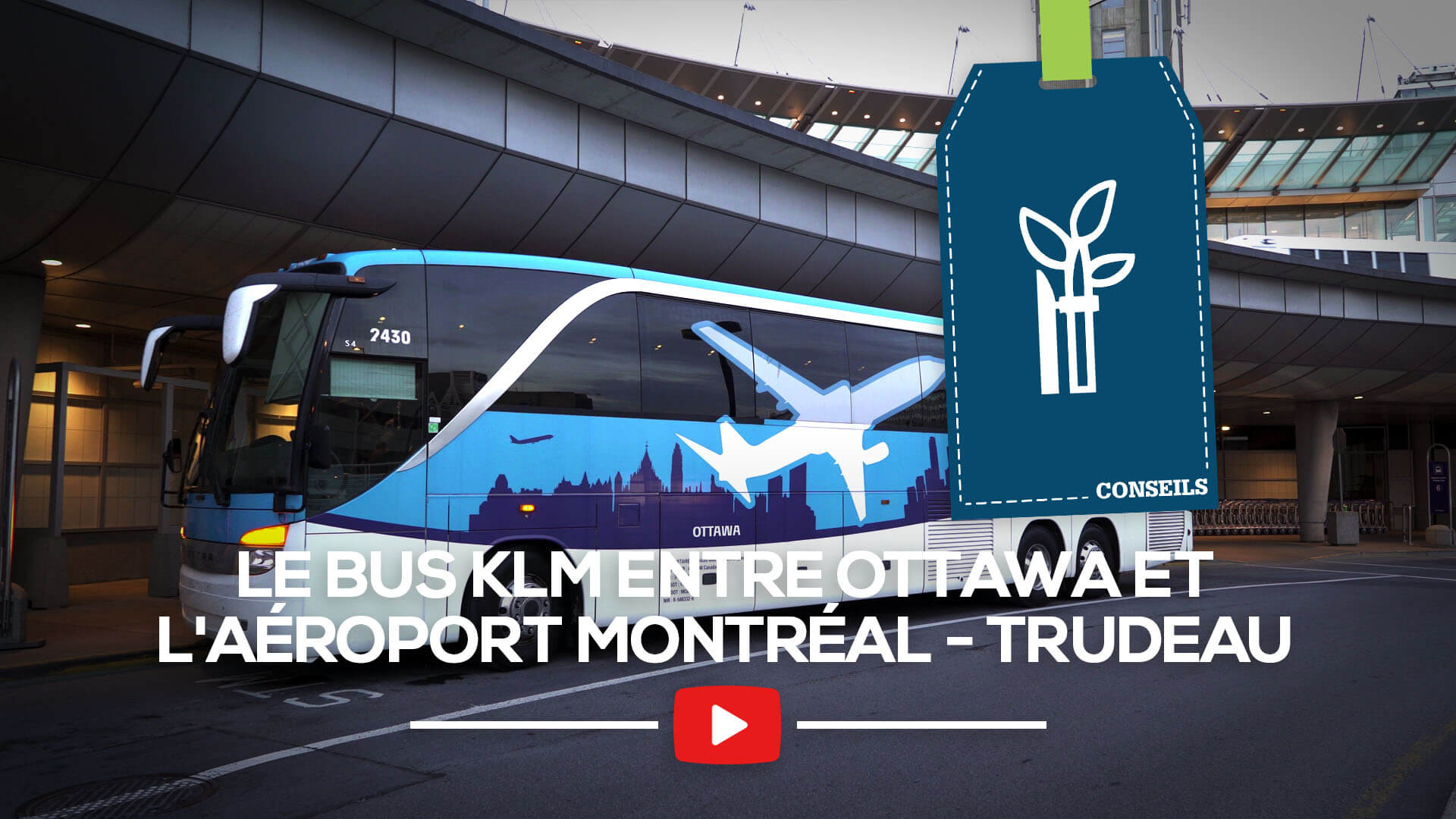 Découvrez les avantages du bus KLM entre Ottawa et l'aéroport Montréal