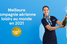 Skytrax décerne à Air Transat le titre de meilleure compagnie aérienne de loisirs au monde