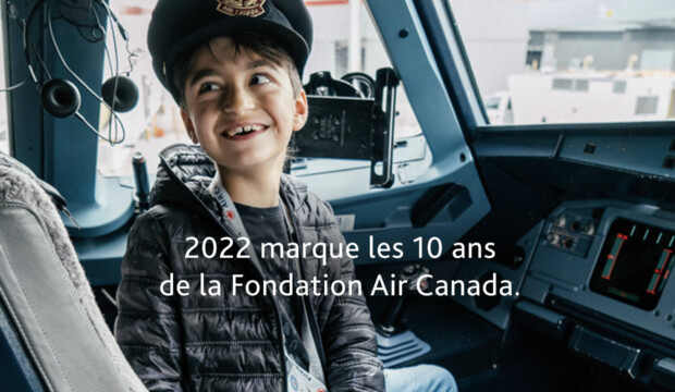 La Fondation Air Canada célèbre son 10e anniversaire avec un engagement renouvelé afin d’aider les enfants à déployer leurs ailes