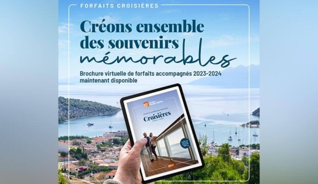 Groupe Voyages Québec présente sa nouvelle brochure Croisières 2023-2024