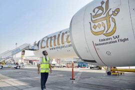 Emirates ouvre la voie avec un vol de démonstration alimenté à 100 % en carburant d’aviation durable