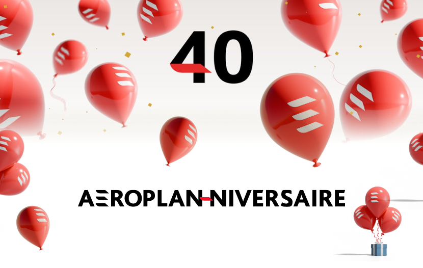 anniversaire aeroplan 40